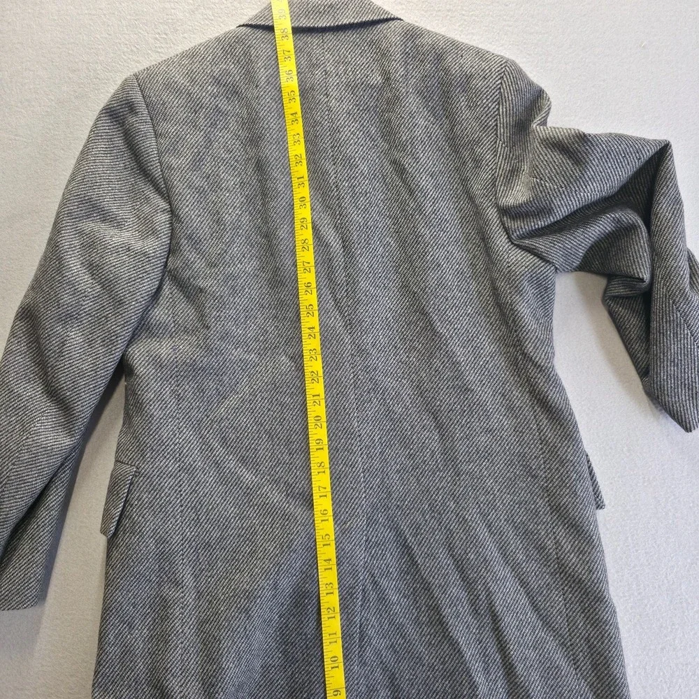 Men's Gray Overcoat‎ Tailored by Burleigh Size 38